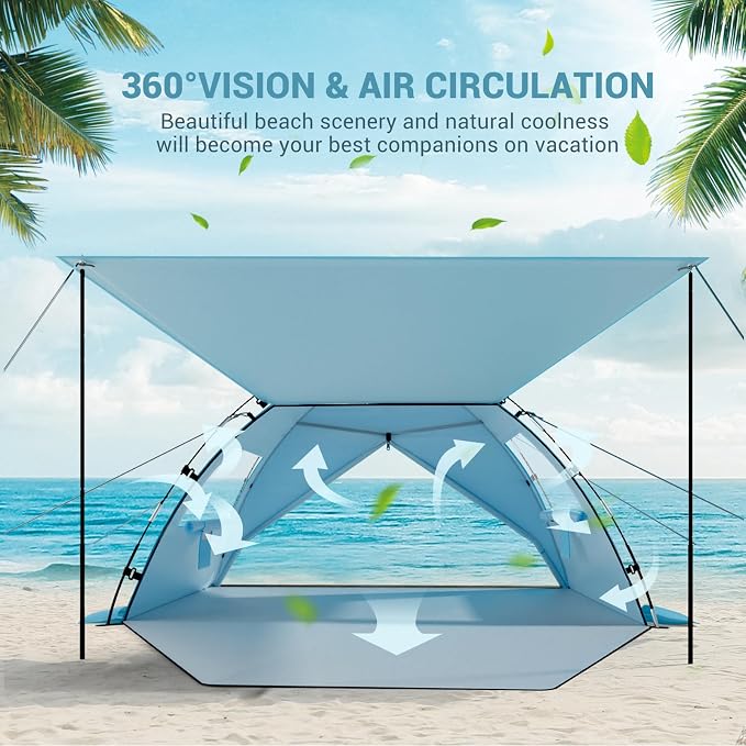 Elegear Beach Tent Sun Shelter - Image 9