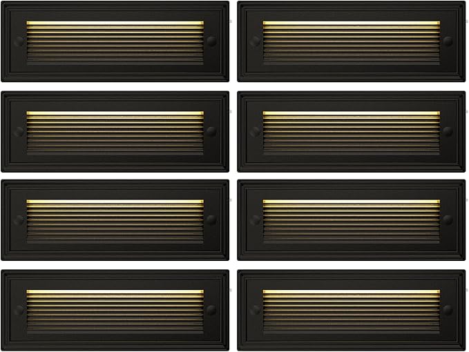 9 Inch Low Voltage Step Lights Outdoor, 12V 5W LED Landscape Stair Lights by Unknown