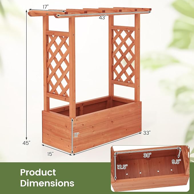 Giantex Set of 2 Raised Garden Bed - Image 4
