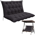 Porch Swing Cushion with Backrest, Waterproof Bench Cushion by Pakunoda