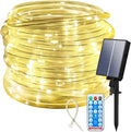 ICRGB Solar Rope Lights Outdoor, 66FT 200LED Christmas Fairy Light by ICRGB