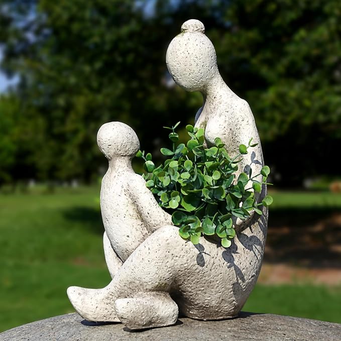 Unique Planters for Indoor Outdoor Plants Head Face Planter Pot Large Succulent by Aclema