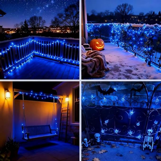 20 LED Decorations Crystal Globe Solar String Extra-Bright Outdoor Lights - Image 5