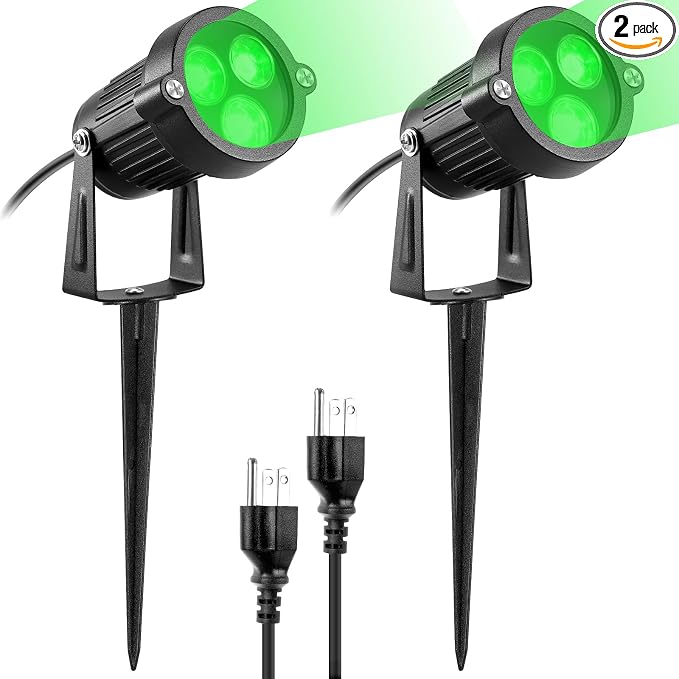 LemonBest® Pack of 2 Outdoor Water-Resistant LED Lawn Garden Landscape Lamp by LemonBest