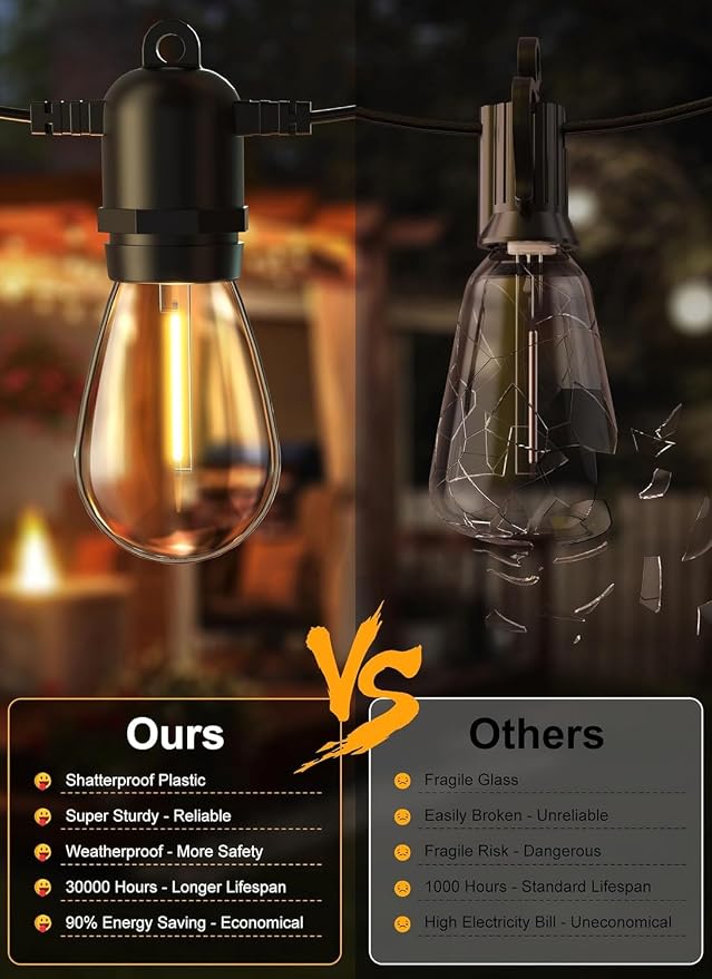 Brightown Outdoor String Lights 35FT - Image 7