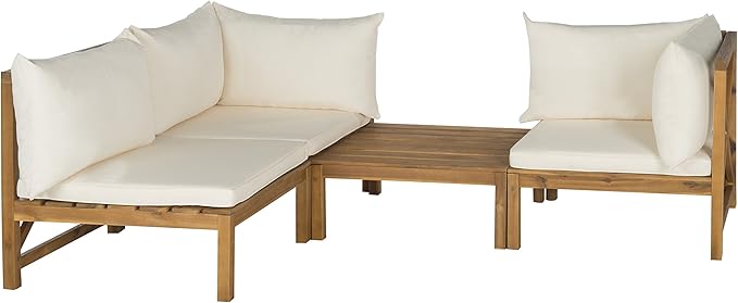 SAFAVIEH Outdoor Collection Lynwood Outdoor Sectional Sofa - Image 4