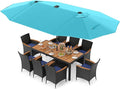 Tangkula 11 Pieces Patio Dining Set by TANGKULA