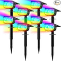 LANSOW Solar Spot Lights Outdoor Color Changing, Christmas Landscape Spotlights by LANSOW