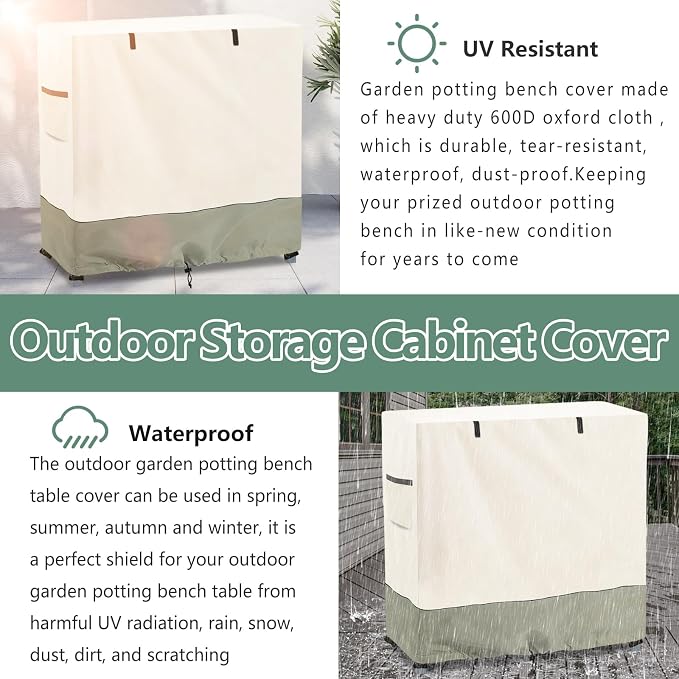 Outdoor Garden Potting Bench Table Cover - Image 4