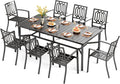 PHI VILLA 9 Pieces Outdoor Dining Set by PHIVILLAThepioneerofcomfortablehouseholdsupplies