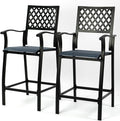 Kozyard Outdoor Bar Stools Set of 2, Patio Bar Chairs by Kozyard