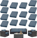 14Pcs Outdoor Cushion Covers, Patio Cushion Covers, Stretch Elastic Slipcovers by dreahoteztil
