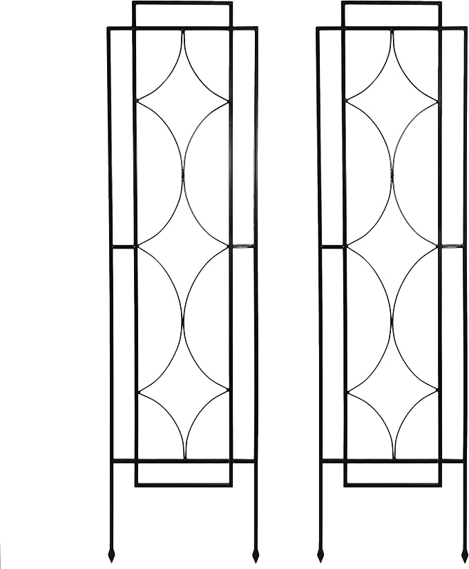 Sunnydaze 2-Piece Chic Diamonds Garden Trellis by SunnydazeDecor