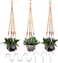 RIFNY Macrame Plant Hanger for 5 to 10 Inch Plant Pots, 35 Inch Woven Rope by RIFNY