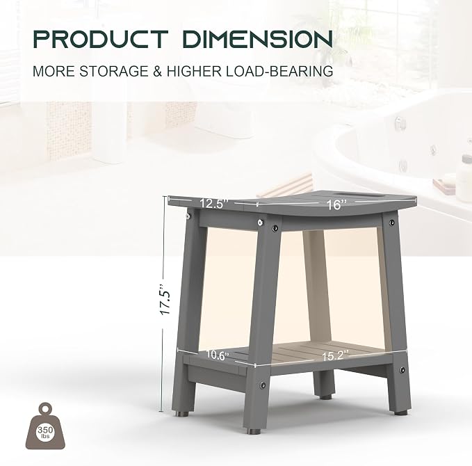 Shower Bench for Inside Shower - Image 2