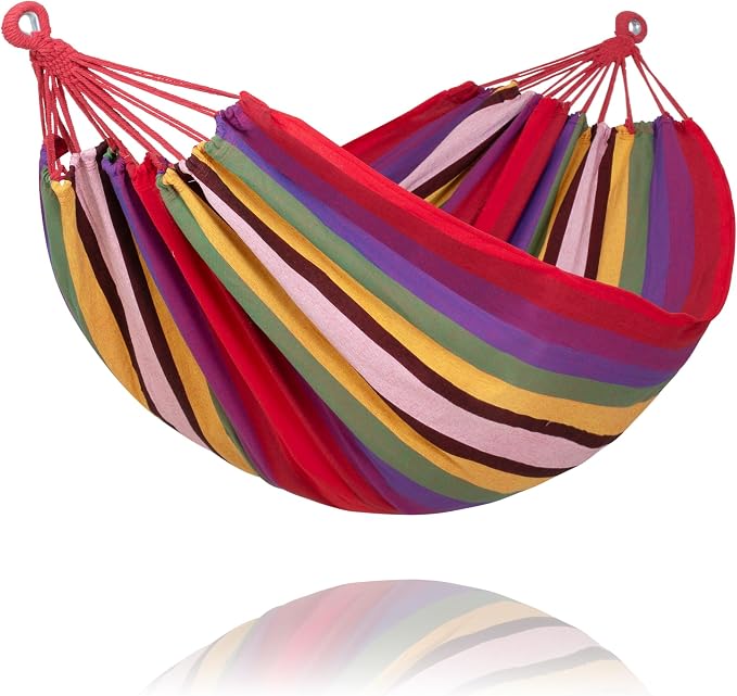 SUNCREAT Hammocks Outdoor Camping Double Hammock, Two Person Hanging Hammock by SUNCREAT