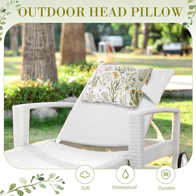 4 Pcs Chaise Lounge Pillow - Image 4