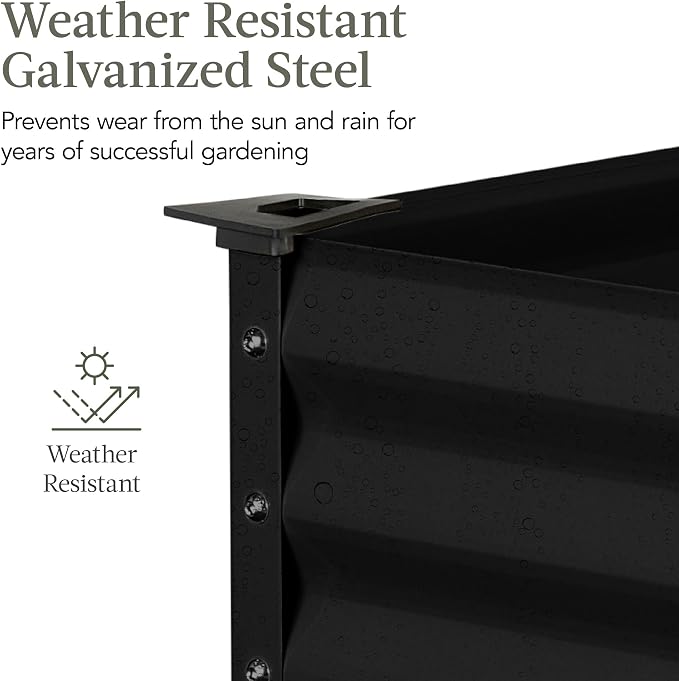 Best Choice Products 48x24x30in Galvanized Raised Garden Bed, Metal Elevated - Image 4