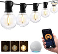 XMCOSY+ Smart Outdoor String Lights, 150Ft G40 Globe Patio Lights by XMcosy