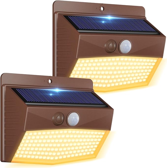 Peasur Solar Outdoor Lights, Motion Sensor Security Lights by Peasur