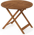 Furinno FG19061F Tioman Outdoor Hardwood Sunlight Folding Table by Furinno-FitsYourSpaceFitsYourBudget