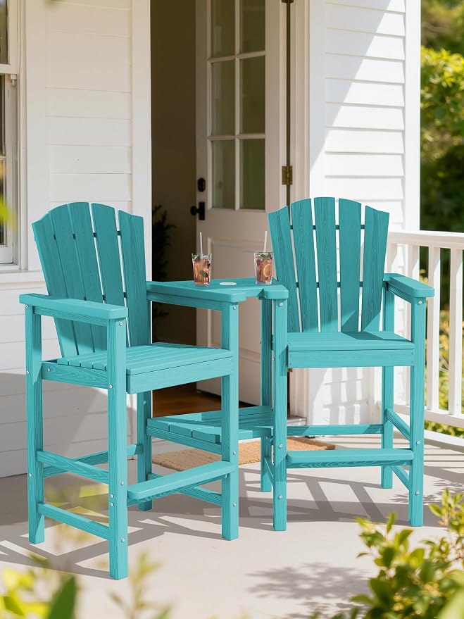 KINGYES Tall Adirondack Chair Set of 4 - Image 2