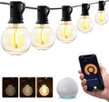XMCOSY+ Smart Outdoor String Lights, 75Ft G40 Globe Patio Lights by XMcosy
