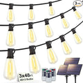 144FT Solar Outdoor String Lights by Larkvue