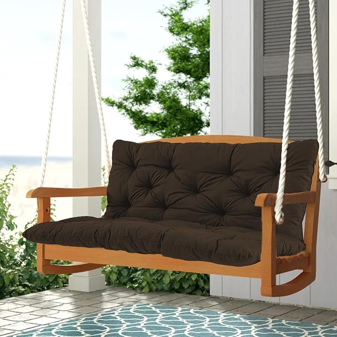 2-3 Seat Swing Replacement Cushion, Outdoor Bench Cushions - Image 7