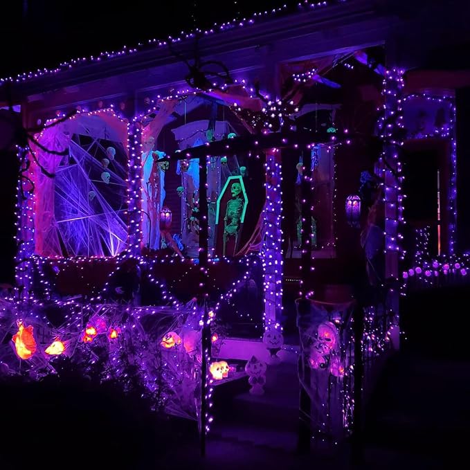 2 Pack 200 LED Solar Christmas Lights Outdoor Waterproof, Solar String Lights - Image 4