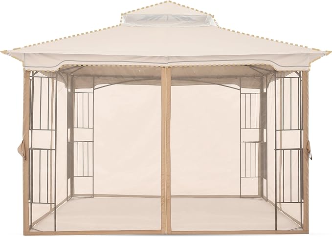 MASTERCANOPY Patio Gazebo Mosquito Netting Screen Walls ONLY by MASTERCANOPY