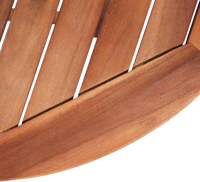 vidaXL Oval Acacia Wood Patio Dining Table - Image 4
