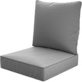 24" x 24" x 6" Outdoor Deep Seat Cushions Set by Unknown