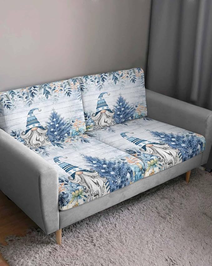 Christmas Stretch Couch Sofa Cushion Covers, Sectional/Individual/L/T Shape - Image 3