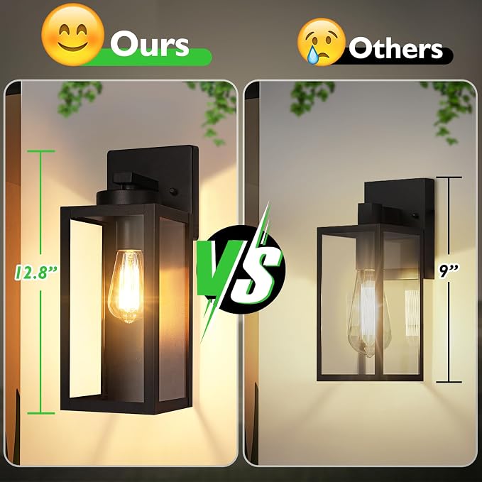 Outdoor Wall Light Fixtures, Exterior Waterproof Wall Lanterns, Porch Sconces - Image 2