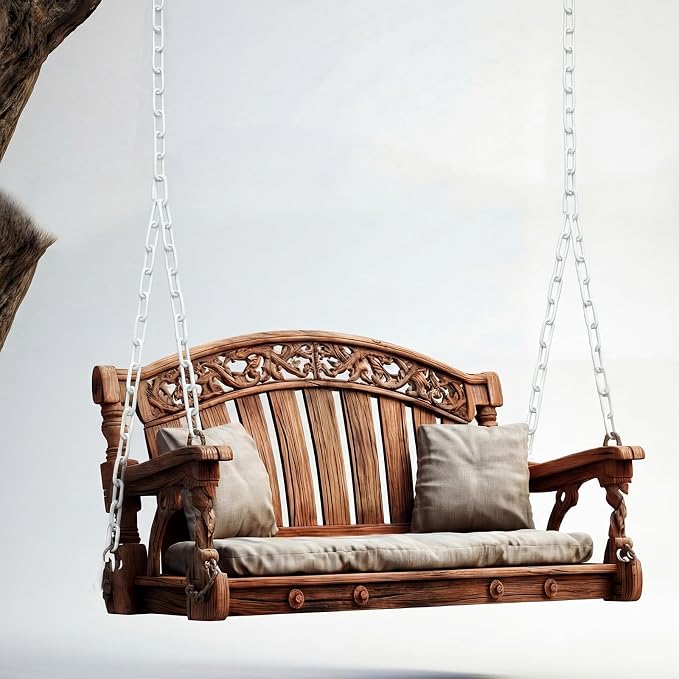 Heavy Duty Porch Swing Hanging Chain Kit 1500 Lbs Capacity, 4 Quick Links & 2 - Image 7