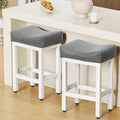 Counter Height Bar Stools Set of 2, 24 Inch Barstools by Raynesys