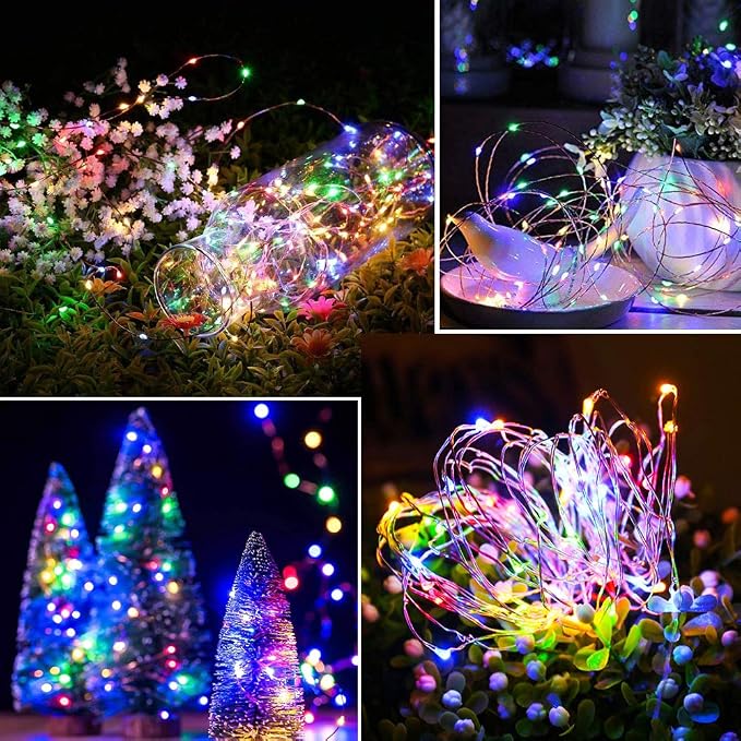 Lezonic Outdoor Solar Christmas Lights Waterproof, 2 Pack Total 240LED 24M/80Ft - Image 2