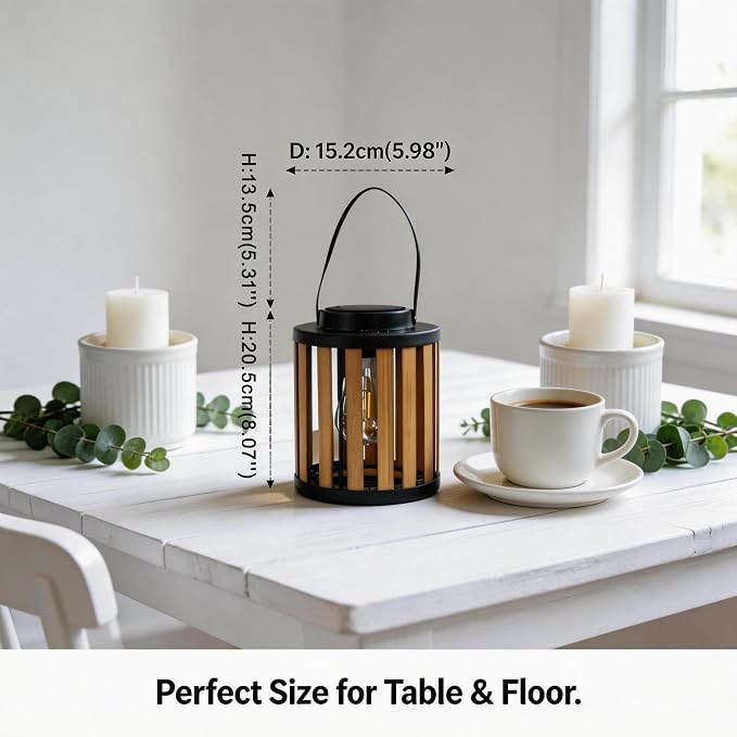 2 Pack Solar Lanterns Outdoor Waterproof Suitable - Image 7