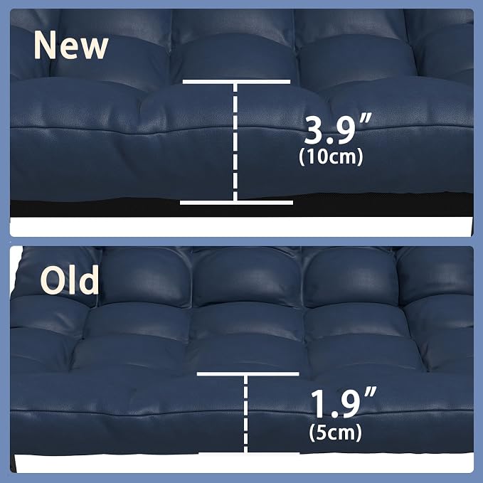 Oversized Indoor Rocking Chair, Plush Papasan Chair - Image 8