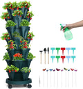 GameXcel Vertical Planter, 7 Tier Stackable Strawberry Planter by GameXcel