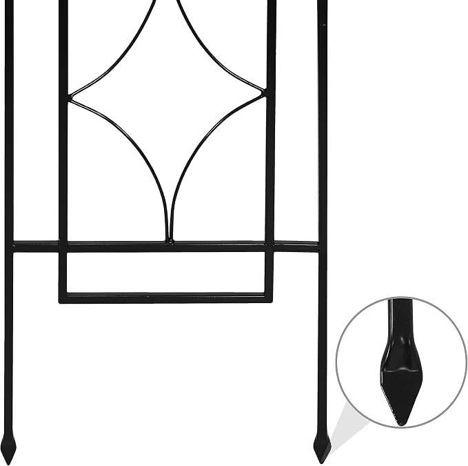 Sunnydaze 2-Piece Chic Diamonds Garden Trellis - Image 8