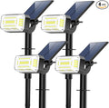 Solar Spot Lights Outdoor, 102 LED Solar Garden Yard Spotlight Waterproof by WENATY