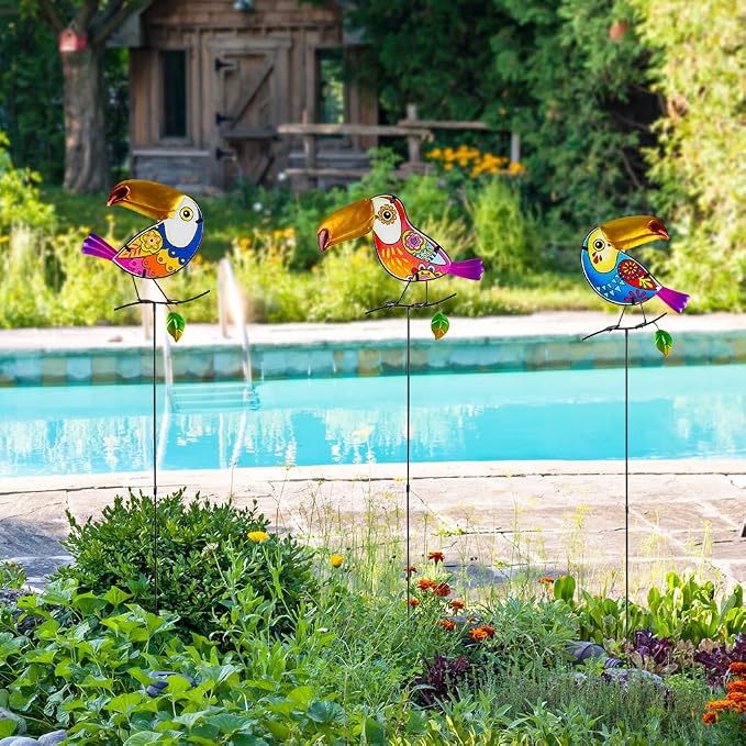 Decorative Garden Stakes, Waterproof Spring Garden Stakes Decorative - Image 7
