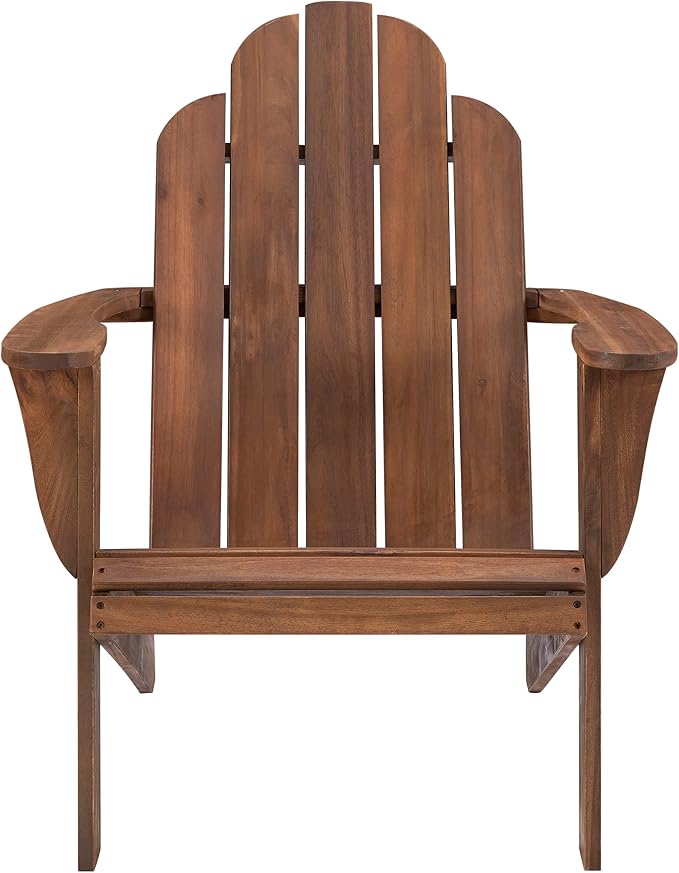 Linon Home Dcor Home Decor Teak Wood Stock Chair, 30.4" wx37.6 dx37.8 h - Image 13