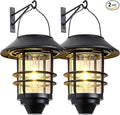 Solar Lantern Outdoor Lights, Hanging Waterproof Lantern Lights by Derynome