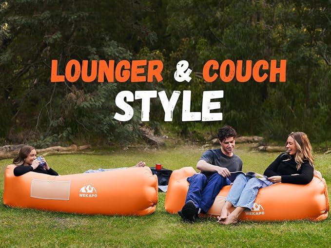 WEKAPO Inflatable Couch Air Lounger Chair - Image 7