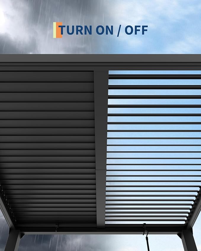 Garvee Louvered Pergola - Image 4