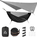 Camping Hammock with Mosquito Net and Rain Fly Tarp by CROSSHIP