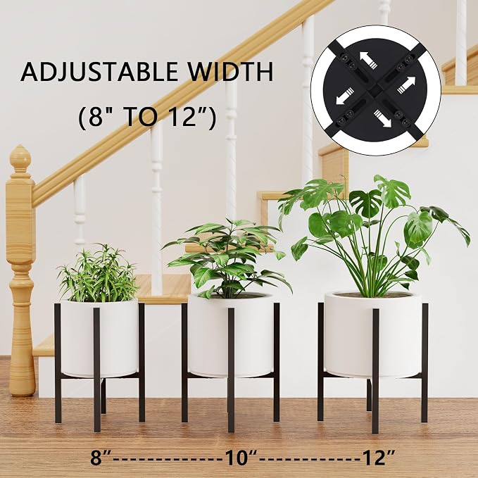 Adjustable Metal Plant Stand Indoor Outdoor - Image 3